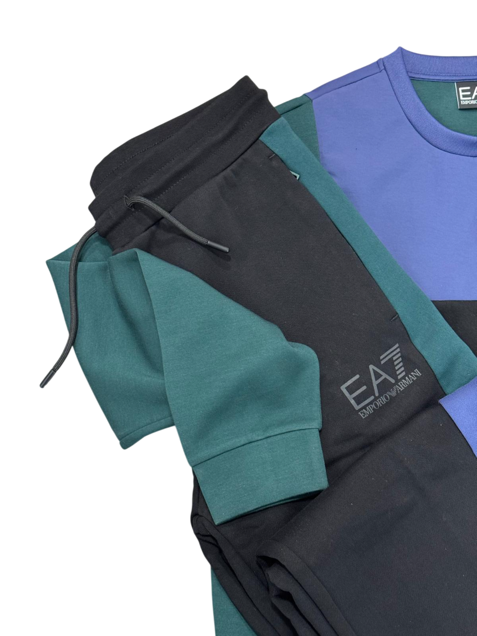 Tuta Uomo EA7 Emporio Armani Block Logo Catarifrangente