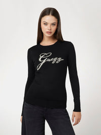 Maglia Donna GUESS Lanetta logo strass