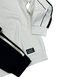 Tuta Uomo EA7 Emporio Armani Banda Felpata Full Zip