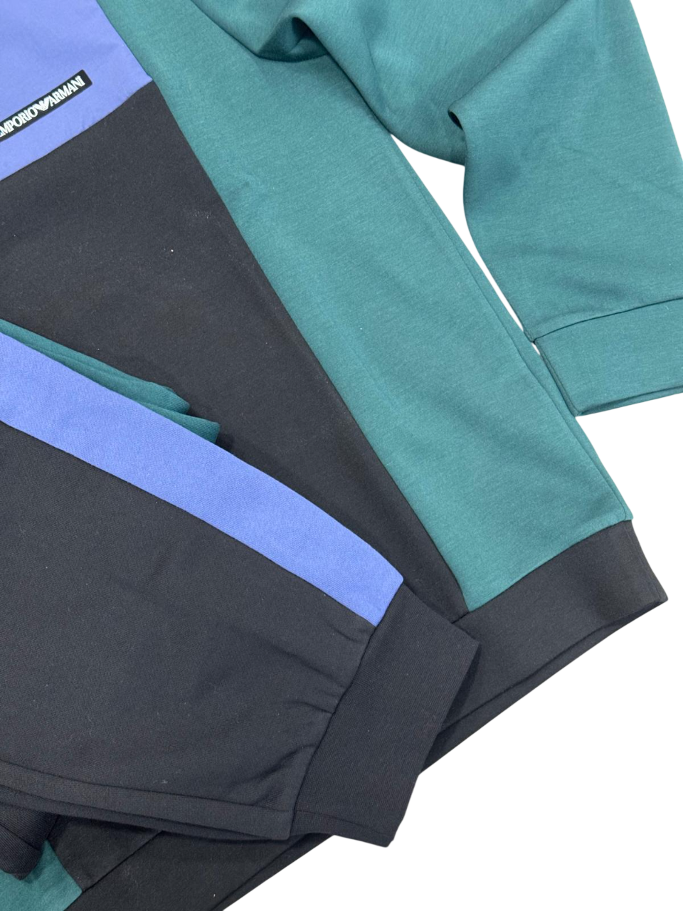 Tuta Uomo EA7 Emporio Armani Block Logo Catarifrangente