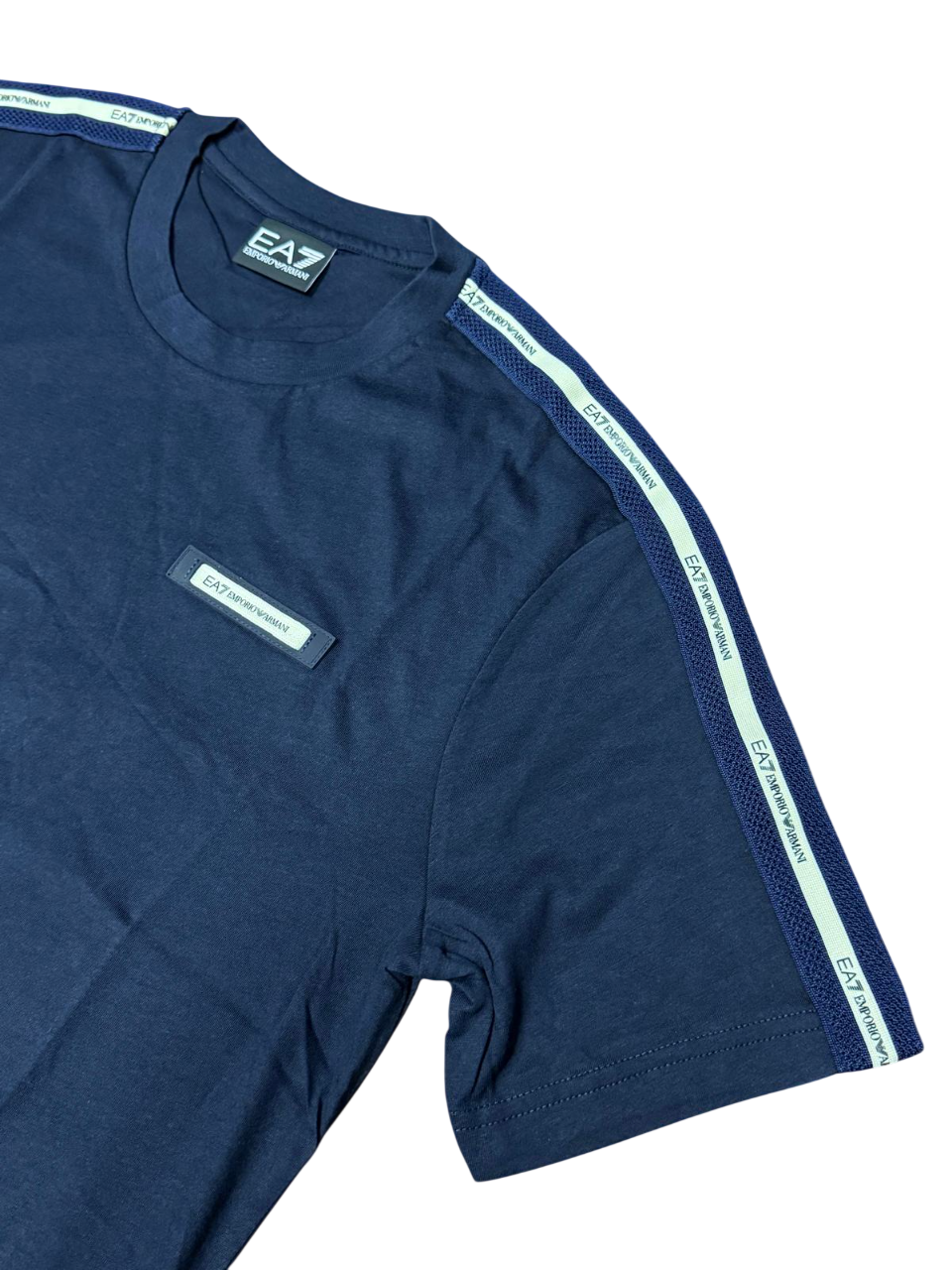 Completo Uomo EA7 Emporio Armani Cotone Misto Interlook Blu