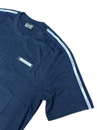 Completo Uomo EA7 Emporio Armani Cotone Misto Interlook Blu