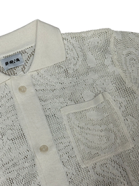 Camicia Polo Uomo BERNA in Maglia Traforata Crochet