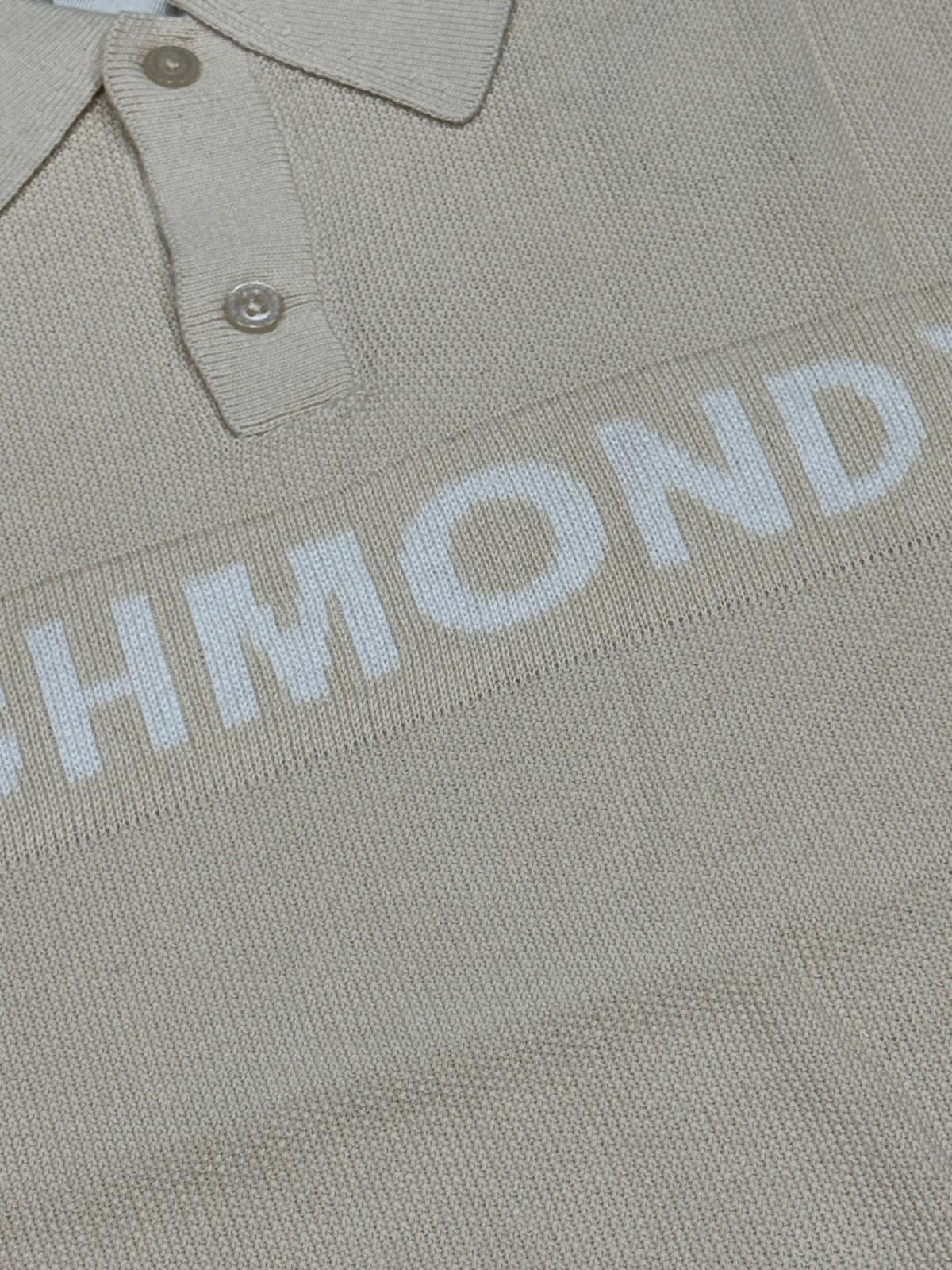 Polo Uomo RICHMOND Mezza Manica Rise Milk