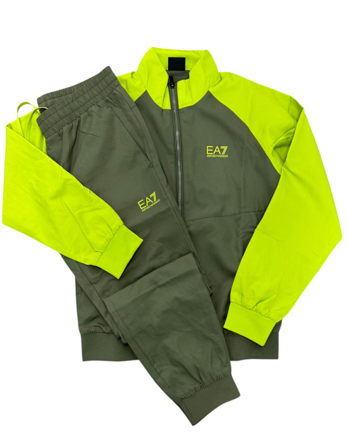 Tuta Uomo EA7 Emporio Armani Ventus 7 Tecnica Fluo