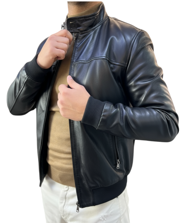 Giacca Uomo Pelle Reglan Coreana