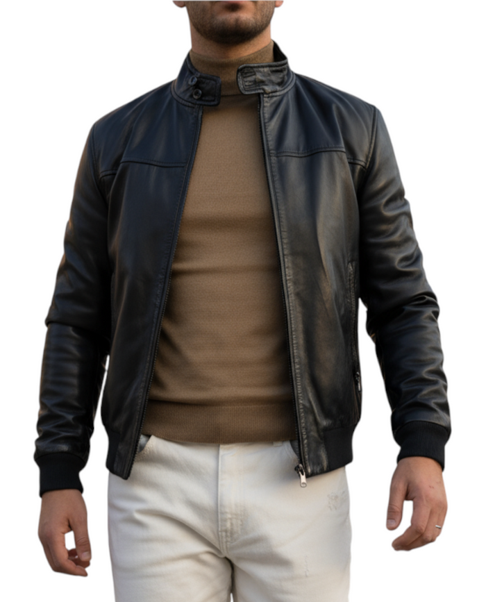 Giacca Uomo Pelle Reglan Coreana