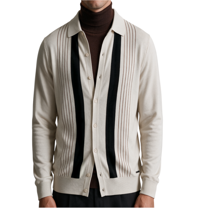 Giacca Uomo F.Mattioli Cardigan Bowling