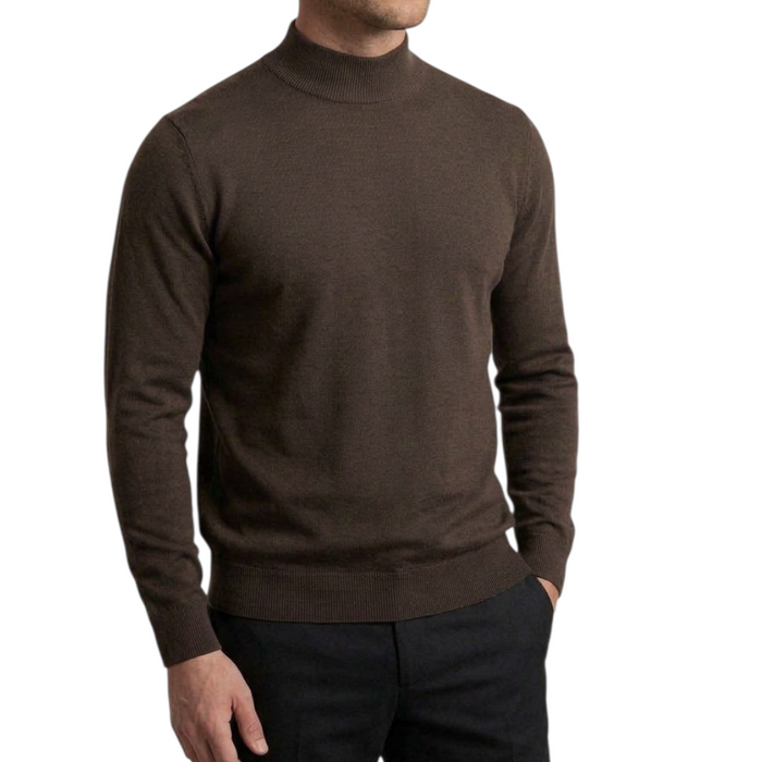 Maglia Uomo F.MATTIOLI Mezzocolllo Lupetto Moro
