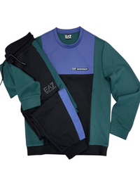 Tuta Uomo EA7 Emporio Armani Block Logo Catarifrangente