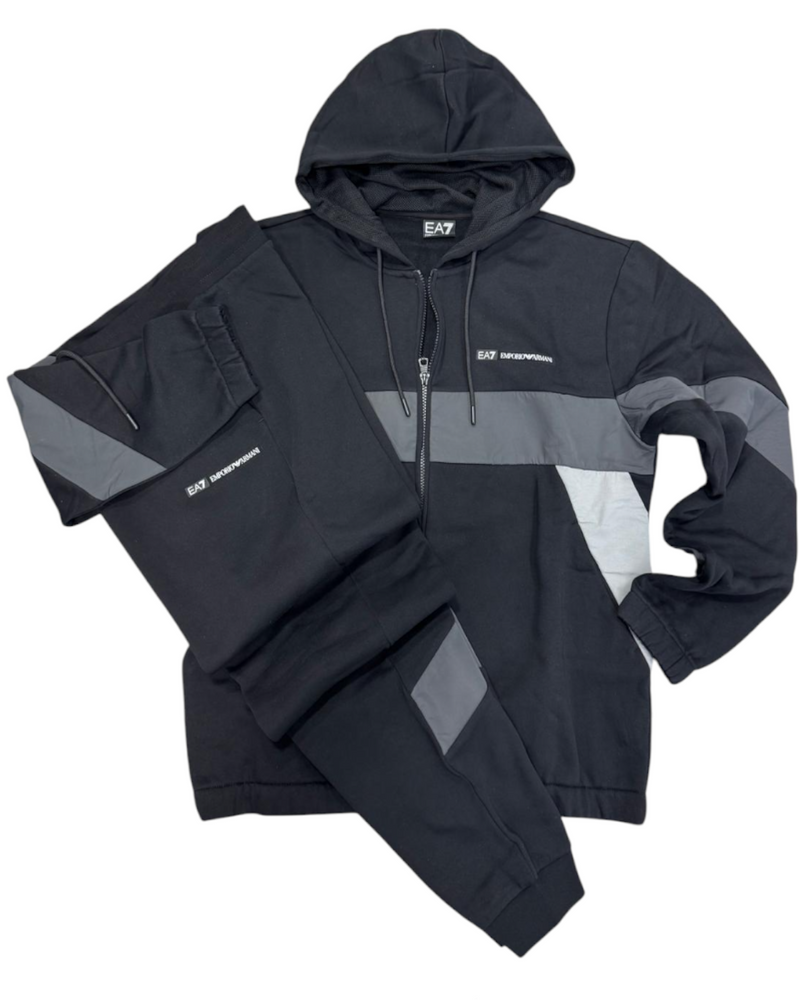 Tuta Uomo EA7 Emporio Armani Athletic Colour Block Misto Cotone