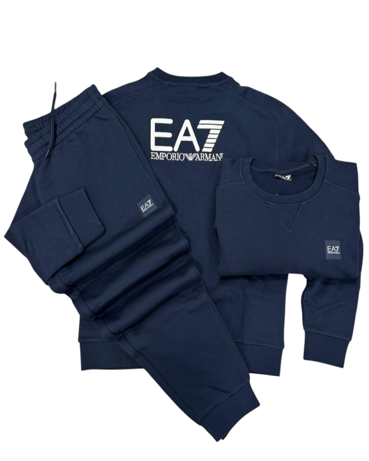 Tuta Uomo EA7 Emporio Armani Visibility Blu