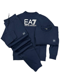 Tuta Uomo EA7 Emporio Armani Visibility Blu