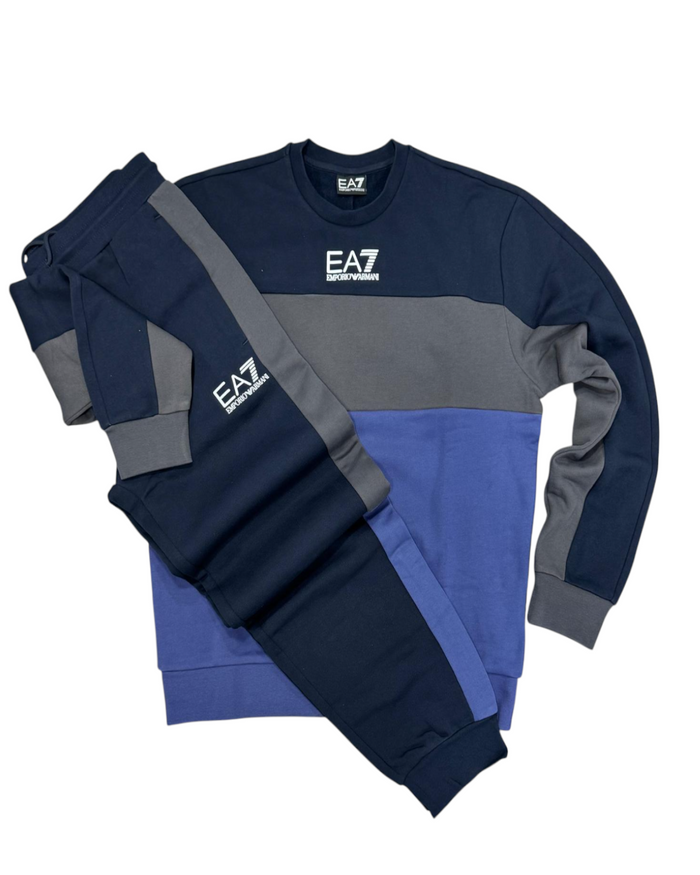 Tuta Uomo EA7 Emporio Armani Block Logo Catarifrangente