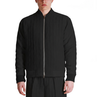 Giacca Uomo BERNA  Bomber Groffato Nero
