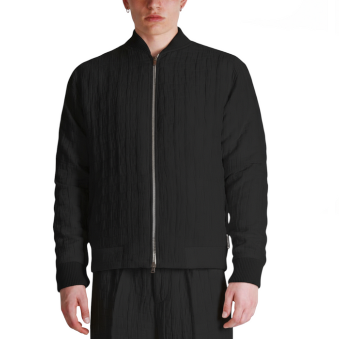 Giacca Uomo BERNA  Bomber Groffato Nero