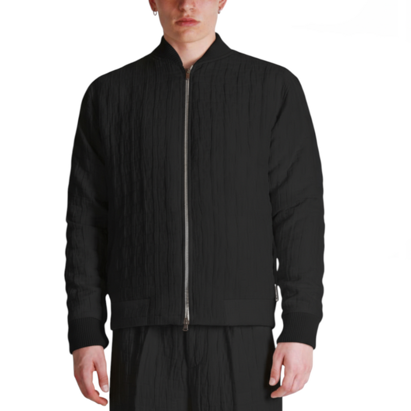 Giacca Uomo BERNA  Bomber Groffato Nero