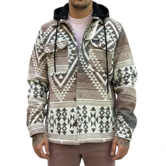 Giacca Uomo BERNA Navajo Over-fit Cappuccio removibile