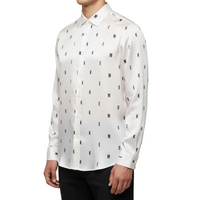 Camicia Uomo BIKKEMBERGS Lucida Stampa All-Over