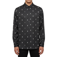 Camicia Uomo BIKKEMBERGS Lucida Stampa All-Over