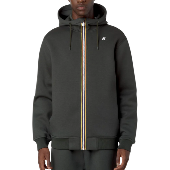 Felpa Uomo K-way RAINER SPACER Neoprene Verde