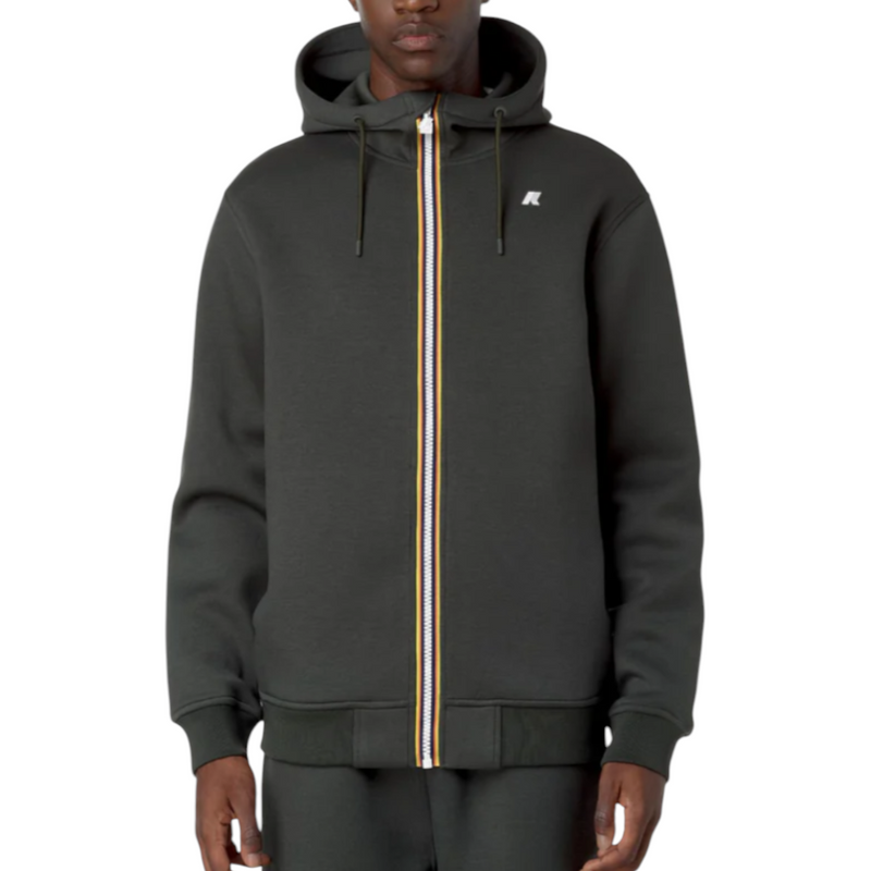 Felpa Uomo K-way RAINER SPACER Neoprene Verde