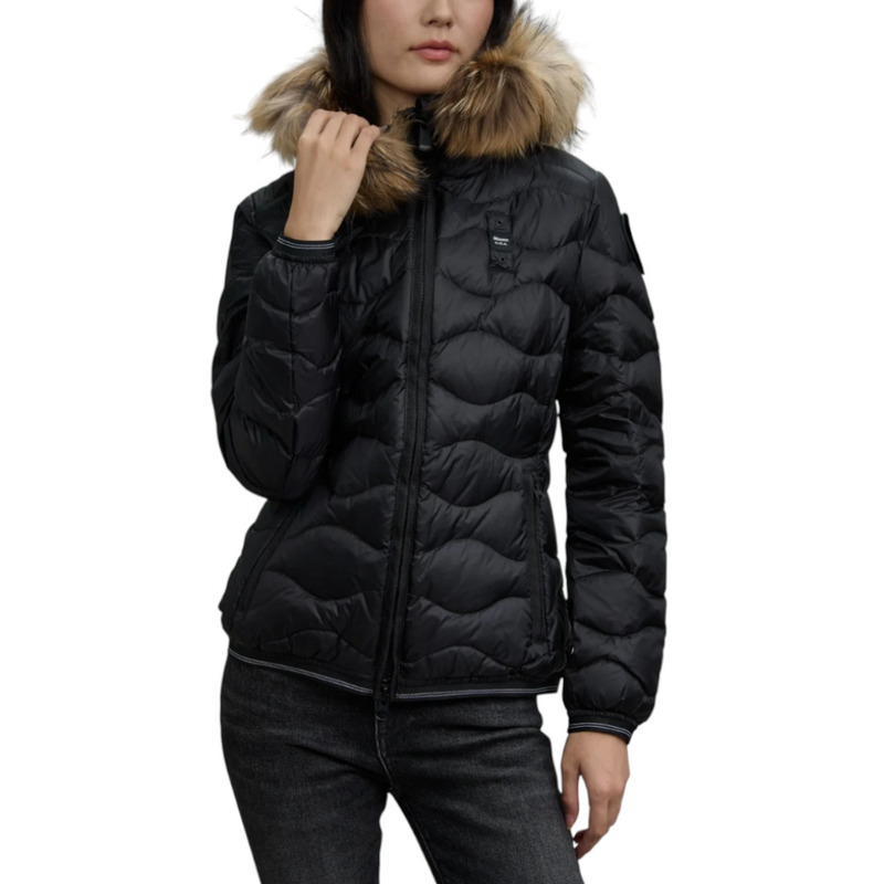 Piumino Donna BLAUER  Aldie con pelliccia