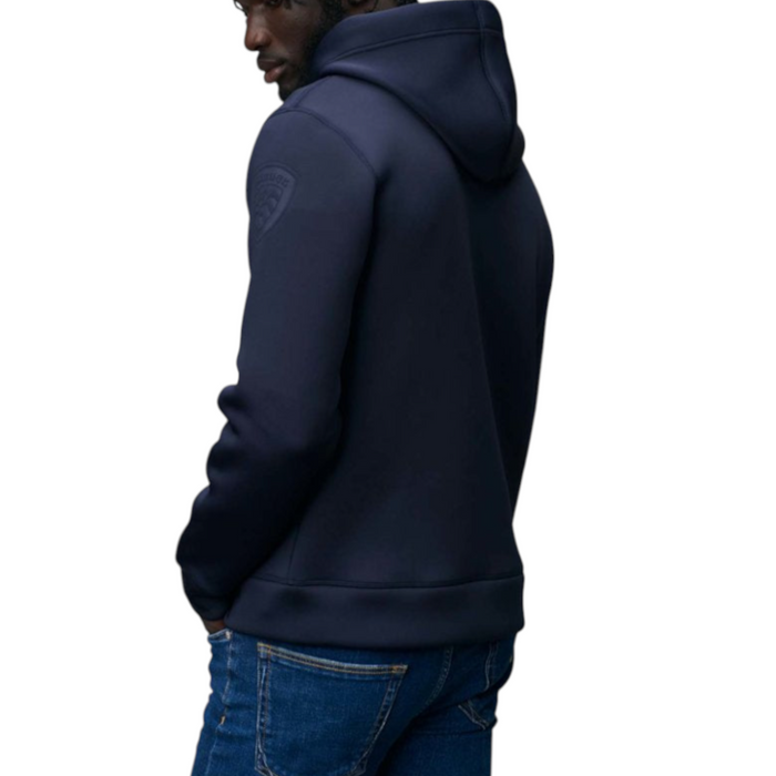 Felpa Uomo BLAUER In Neoprene Colby Blu
