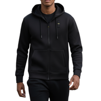 Felpa Uomo BLAUER In Neoprene Colby Nero