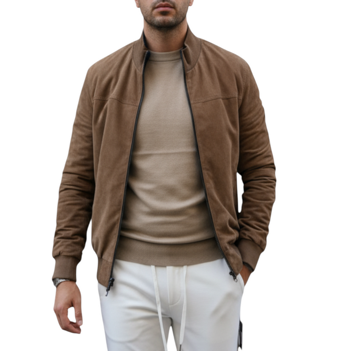 Giacca Uomo Pelle Scamosciato TALENTI Reversibile