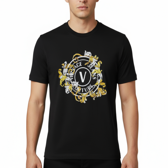 T-shirt Uomo VERSACE JEANS COUTURE V-Emblem Barocc