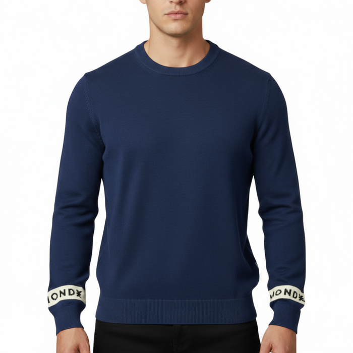 Maglia Uomo RICHMOND Bande Manica Blu