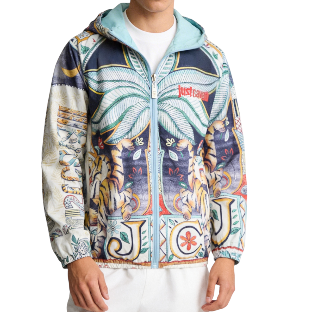 Giubbotto uomo Just Cavalli Stampa Jungle