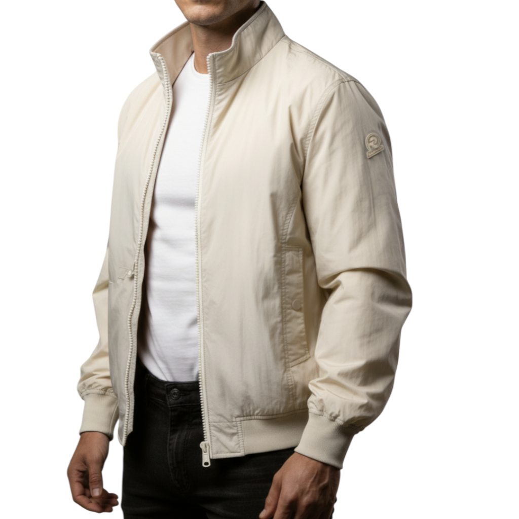Giacca Uomo INVICTA  in Nylon Cerato Crema