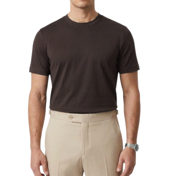 T-shirt Uomo F.MATTIOLI Cotone Premium Moro