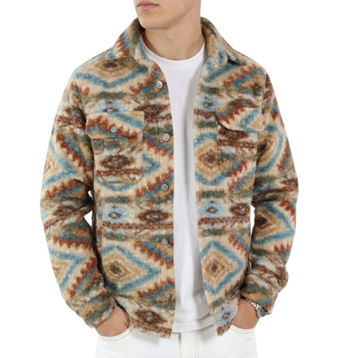 Giacca Uomo BERNA Teddy Overshirt Indios