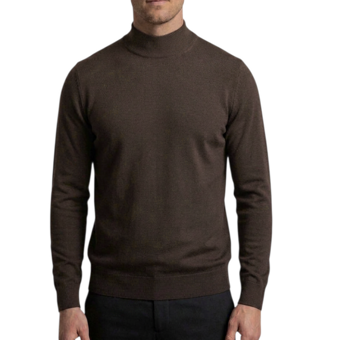 Maglia Uomo F.MATTIOLI Mezzocolllo Lupetto Moro