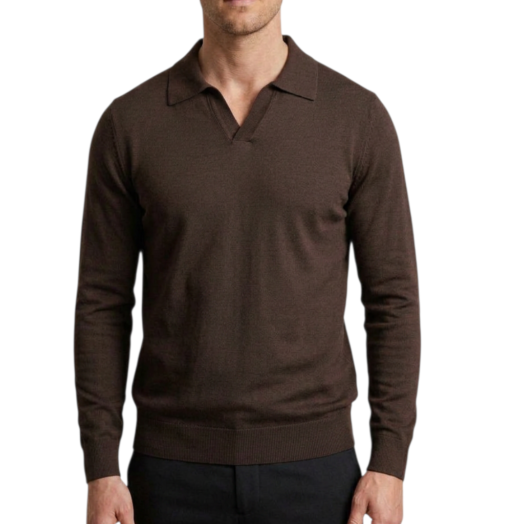 Polo Uomo F.MATTIOLI Derby Moro