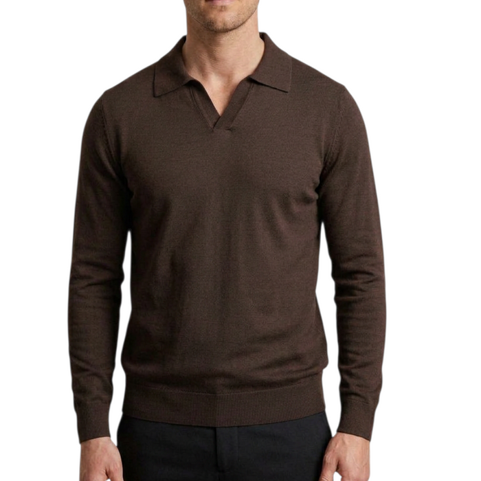 Polo Uomo F.MATTIOLI Derby Moro
