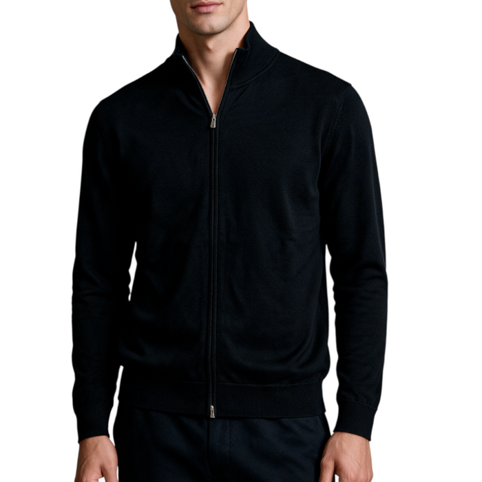 Maglia Uomo THE PULL Full Zip Cardigan Nero