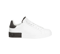 Scarpe Uomo Dolce & Gabbana Portofino in Pelle di Vitello Cuoio