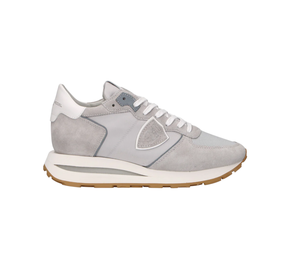 Scarpe Uomo Philippe Model Tropez Haute Perla Grigio
