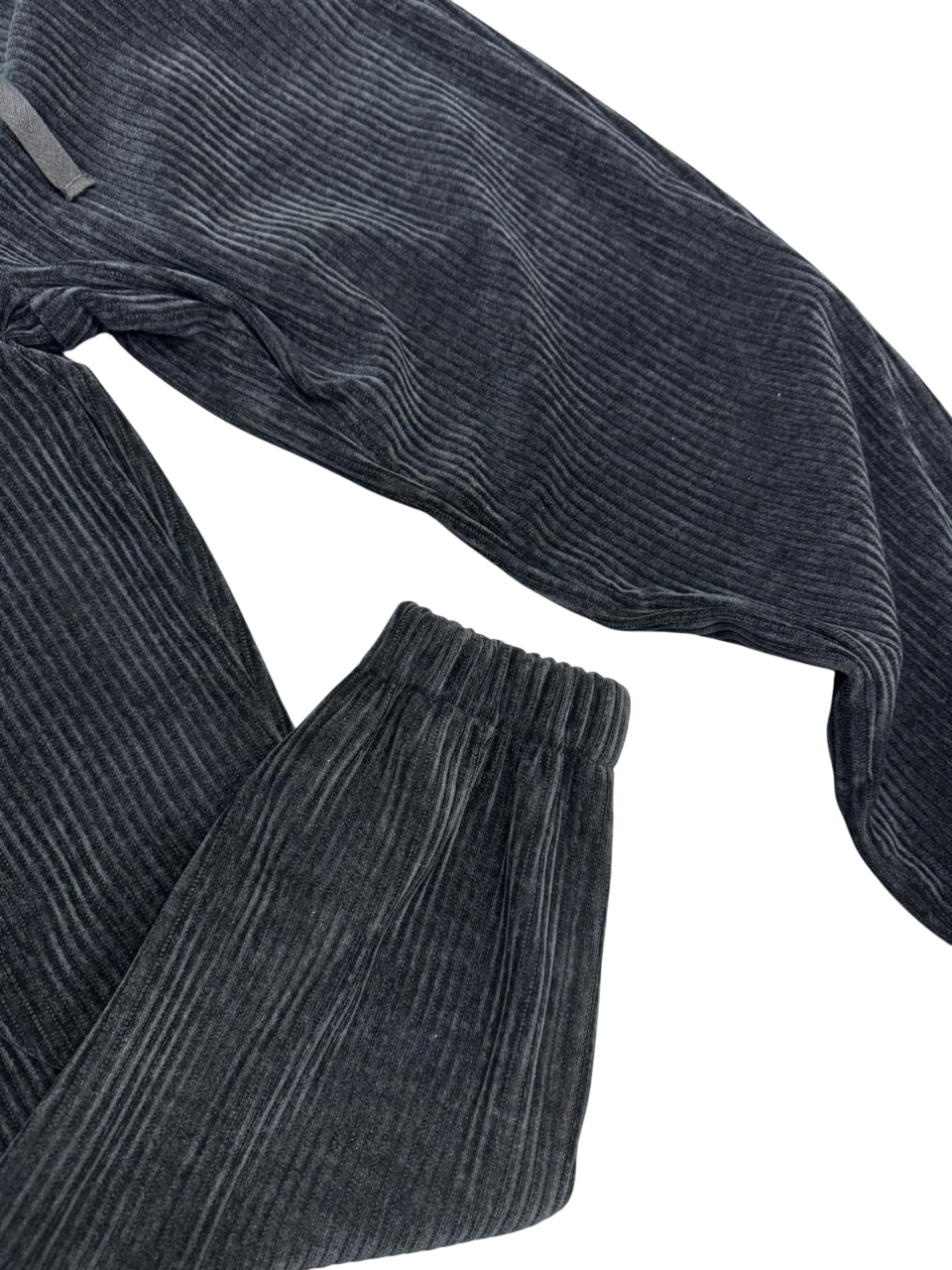 Pantalone Uomo BERNA In Velluto Polsini NERO