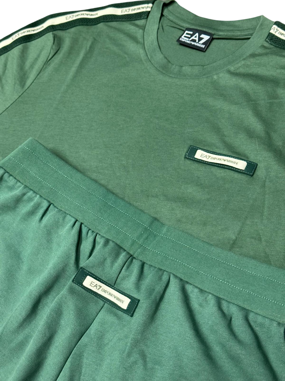 Completo Uomo EA7 Emporio Armani Cotone Misto Interlook Cilandro