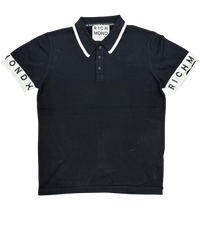 Polo Uomo Richmond in Cotone Banda Logo sulle Maniche