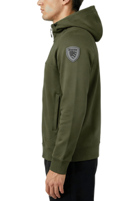 Felpa Uomo BLAUER Misto Neoprene Shaw Verde