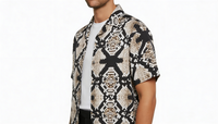 Camicia Uomo Richmond con stampa Snake luxury
