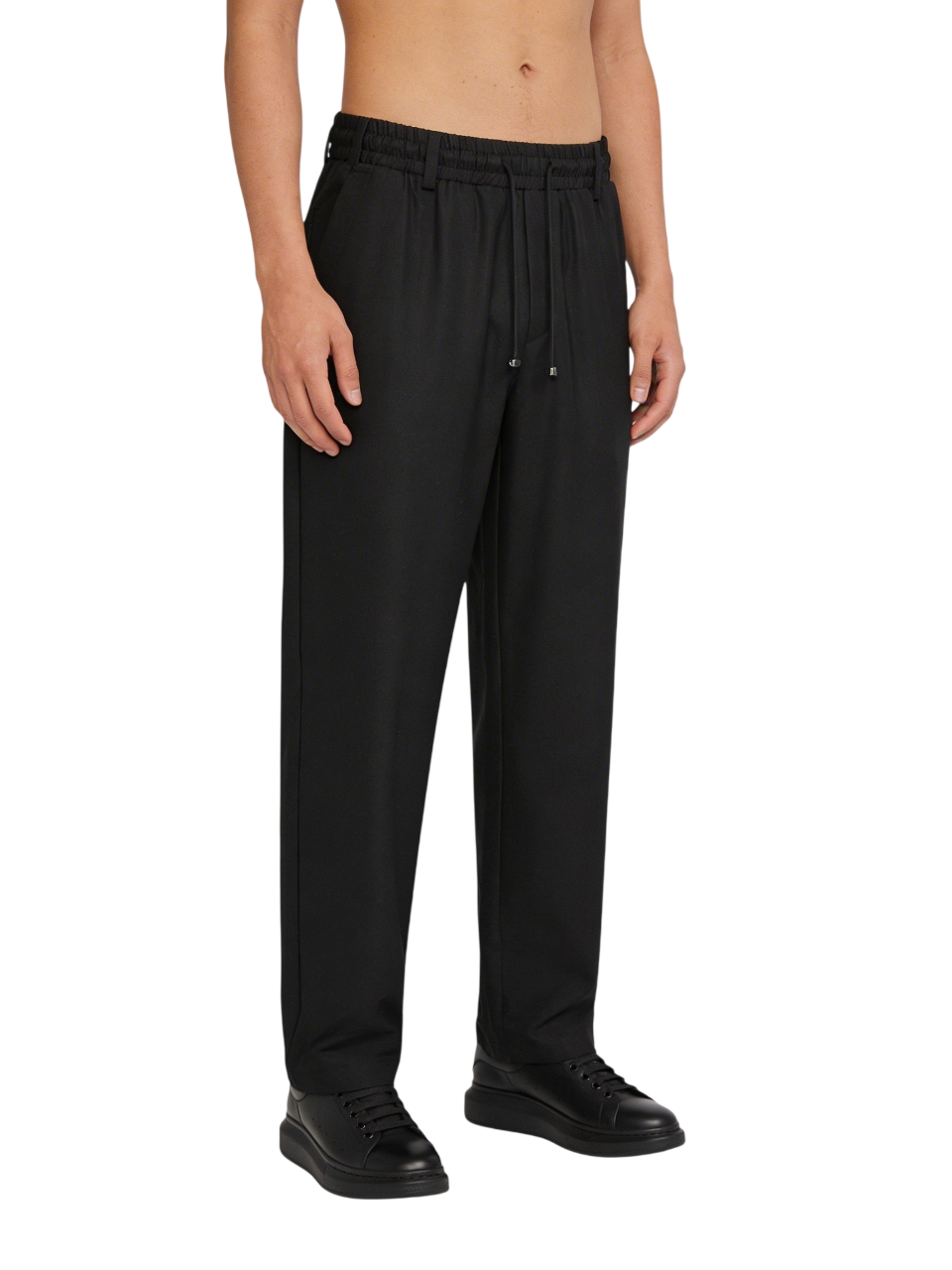 Pantalone Uomo Richmond X Jogger in Viscosa Nero