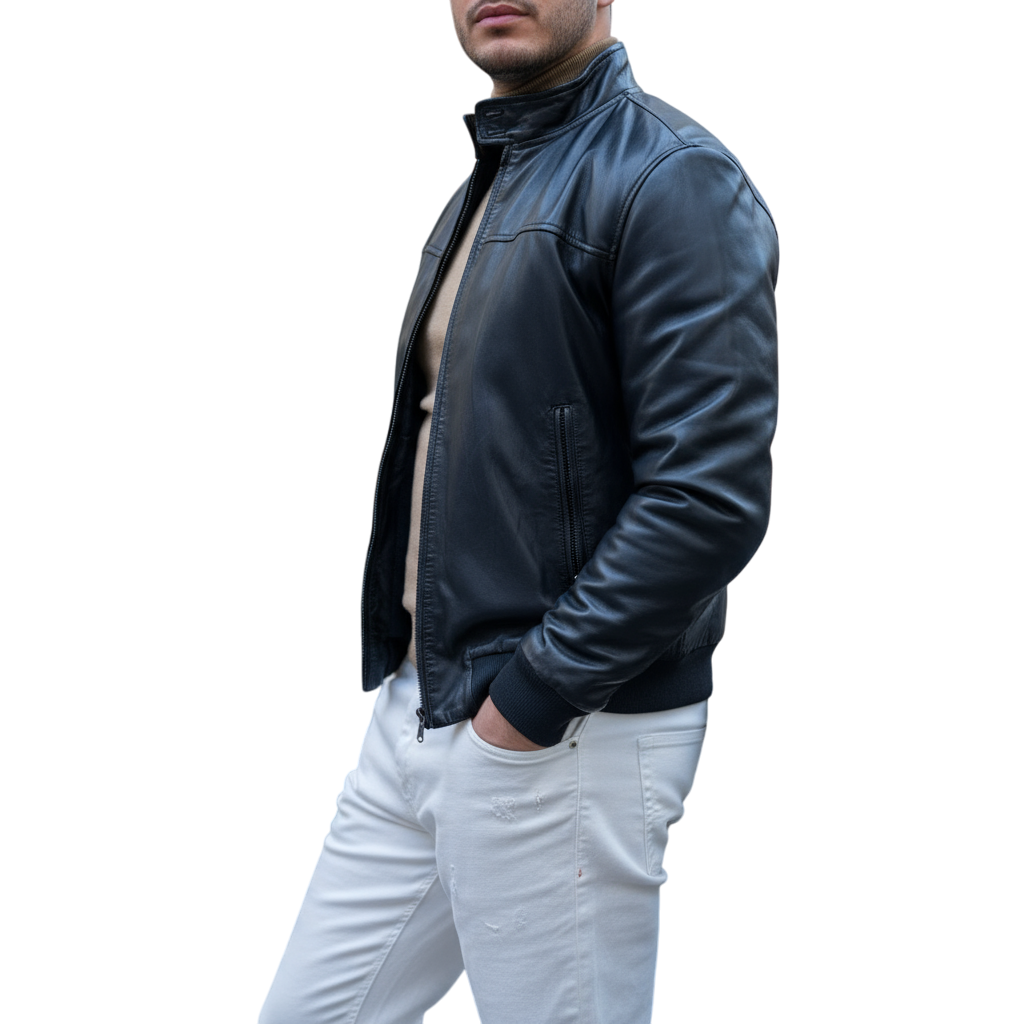 Giacca Uomo Pelle Reglan Coreana