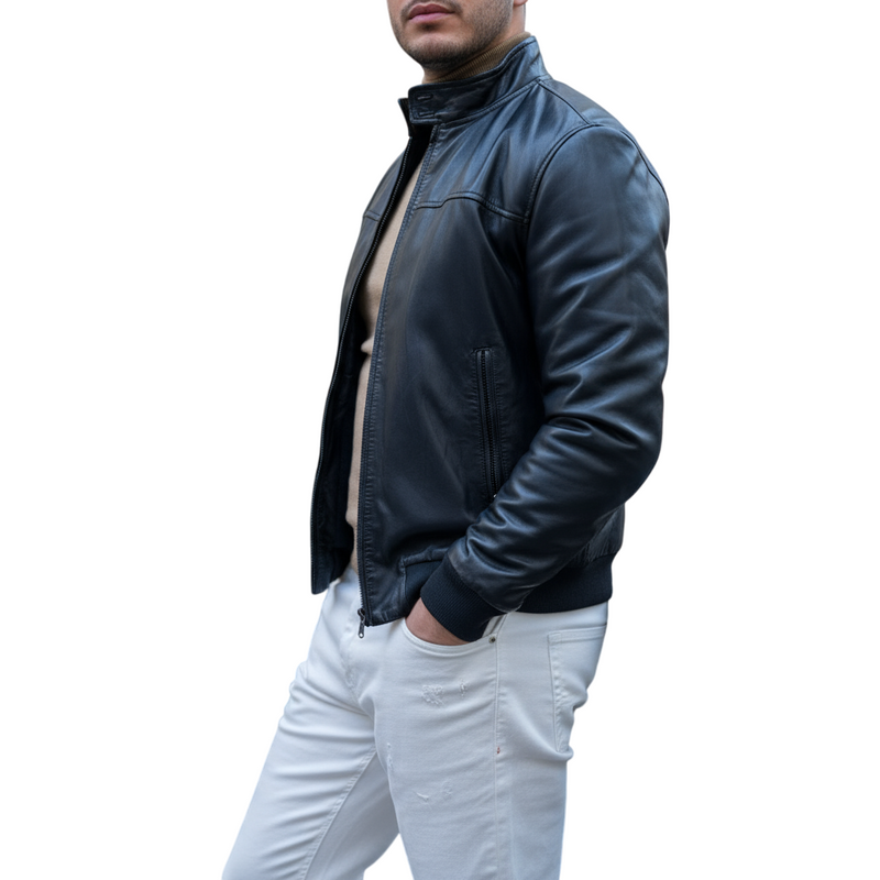 Giacca Uomo Pelle Reglan Coreana